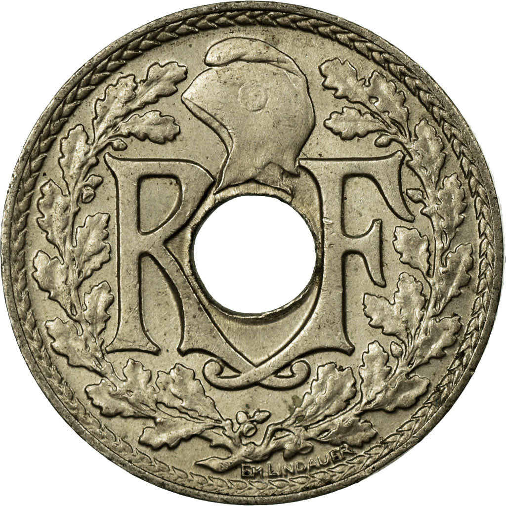 Coin, France, Lindauer, 5 Centimes, 1938, Paris, AU(55-58), Nickel-Bronze