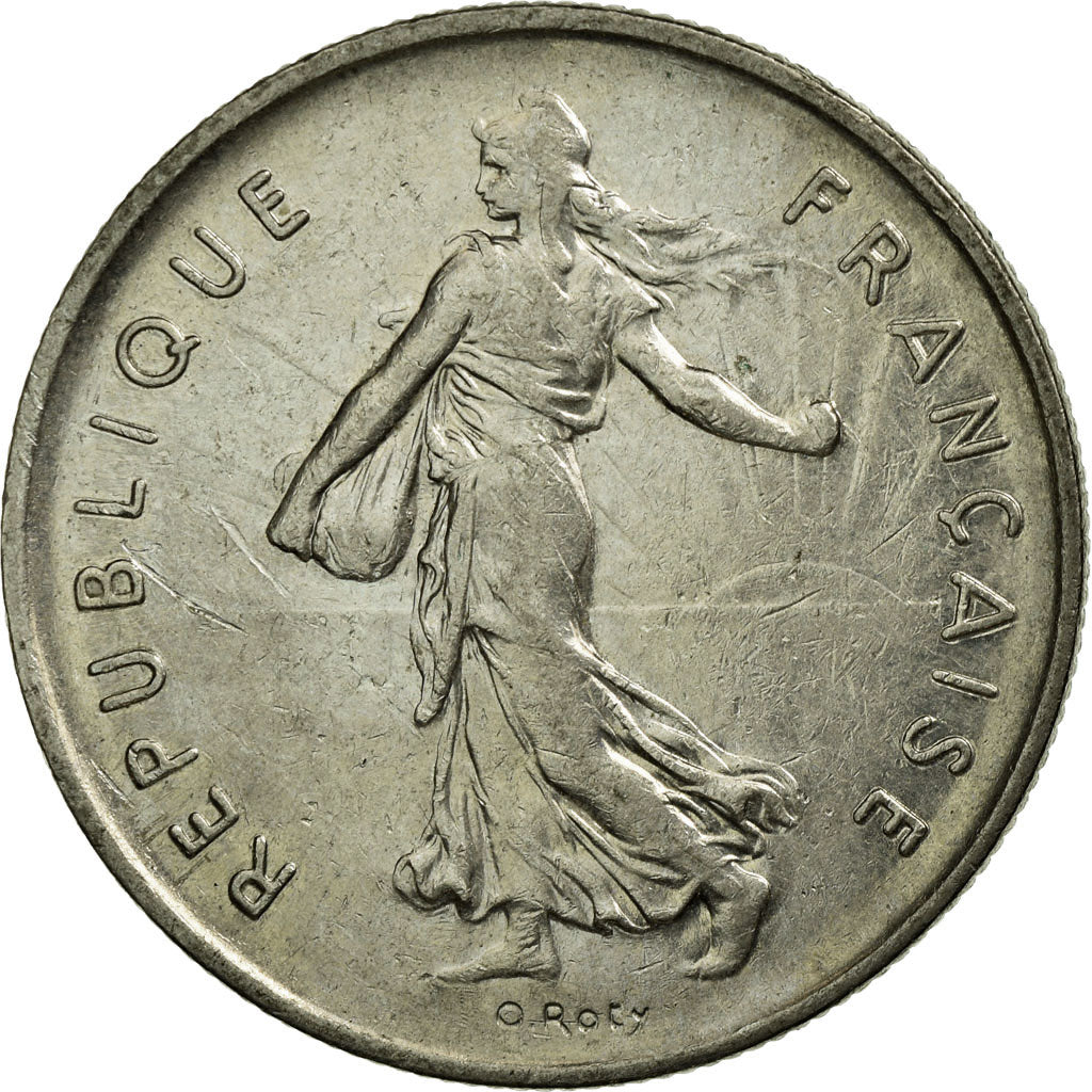Coin, France, Semeuse, 5 Francs, 1973, Paris, EF(40-45), Nickel Clad