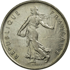 Coin, France, Semeuse, 5 Francs, 1973, Paris, EF(40-45), Nickel Clad