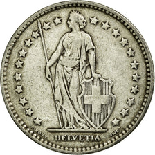 Coin, Switzerland, 2 Francs, 1921, Bern, VF(30-35), Silver, KM:21