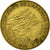 Munten, Staten van Centraal Afrika, 10 Francs, 1983, Paris, ZF, Aluminum-Bronze