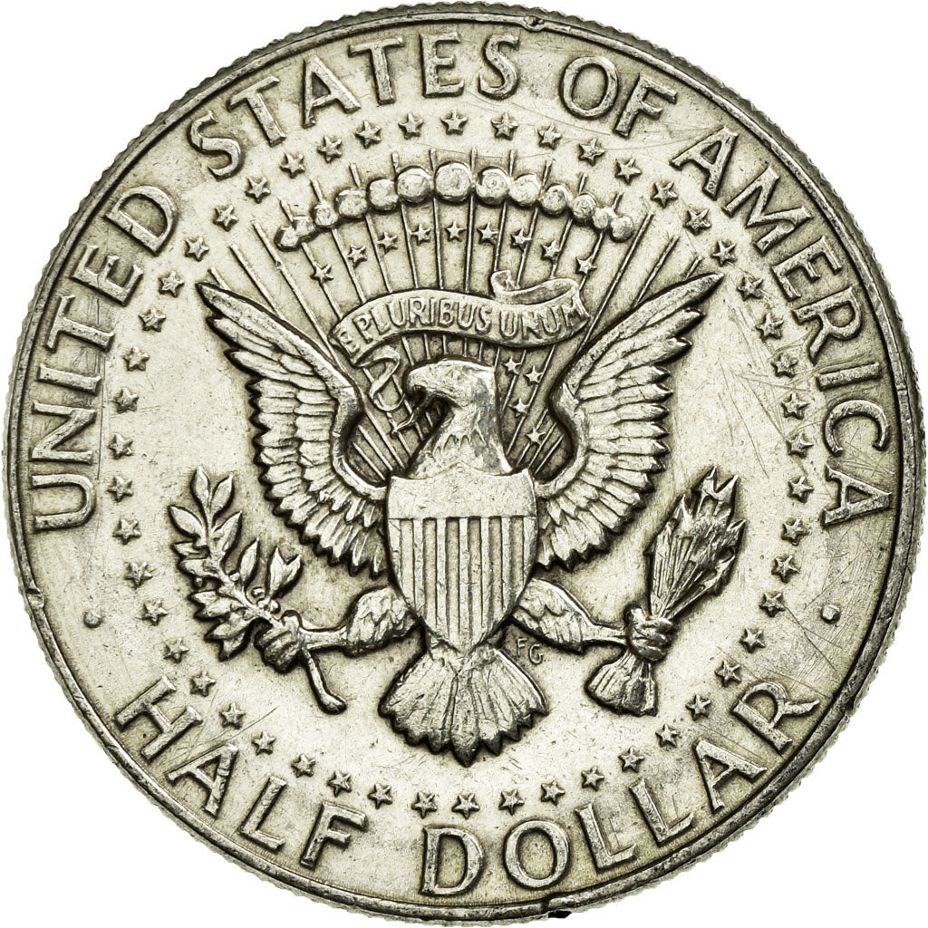 Coin, United States, Kennedy Half Dollar, Half Dollar, 1964, U.S. Mint