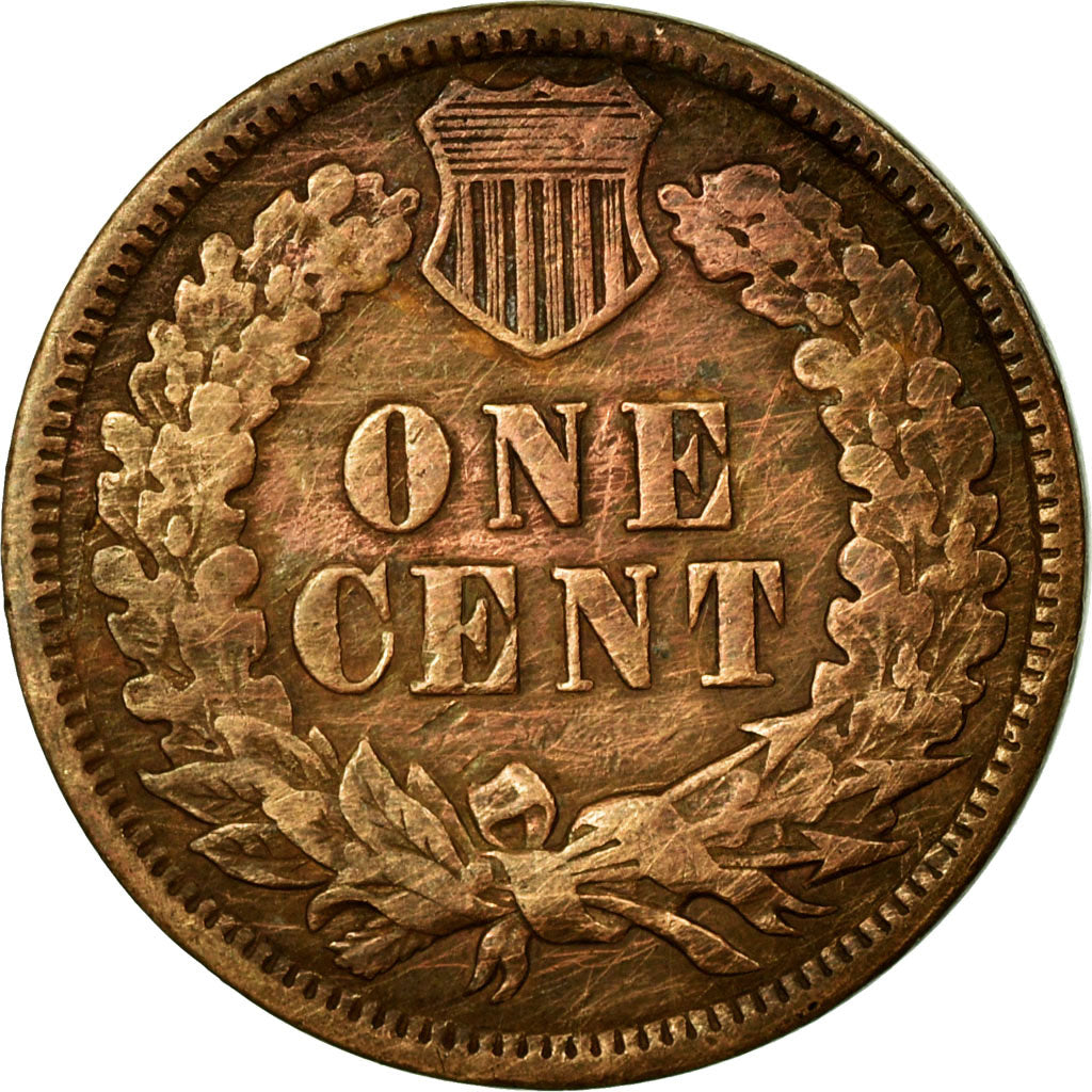 Coin, United States, Indian Head Cent, Cent, 1890, U.S. Mint, Philadelphia