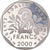 Moeda, França, Semeuse, 2 Francs, 2000, Paris, Proof, MS(64), Níquel