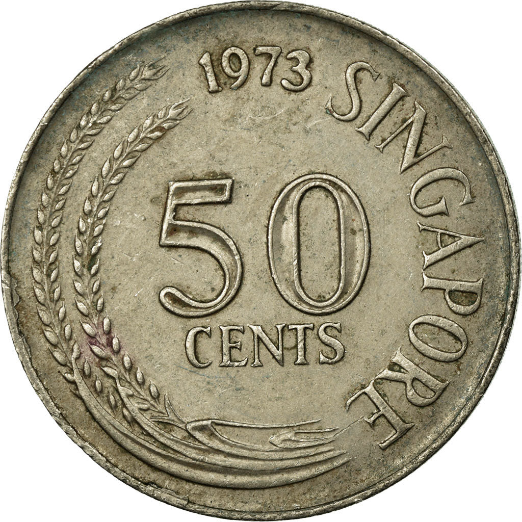 Monnaie, Singapour, 50 Cents, 1973, Singapore Mint, TTB, Copper-nickel, KM:5