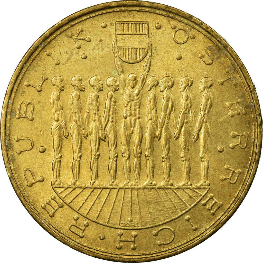 Coin, Austria, 20 Schilling, 1980, AU(55-58), Copper-Aluminum-Nickel, KM:2946.1