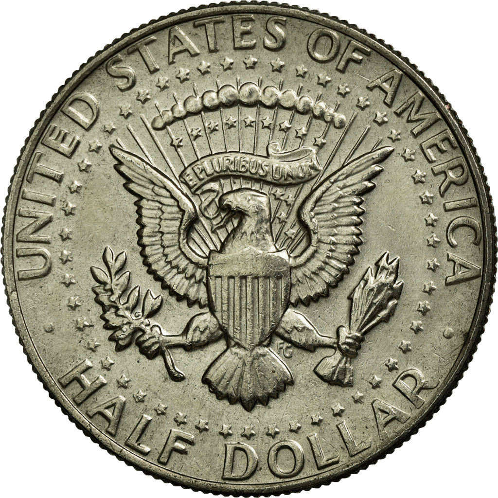 Coin, United States, Kennedy Half Dollar, Half Dollar, 1980, U.S. Mint