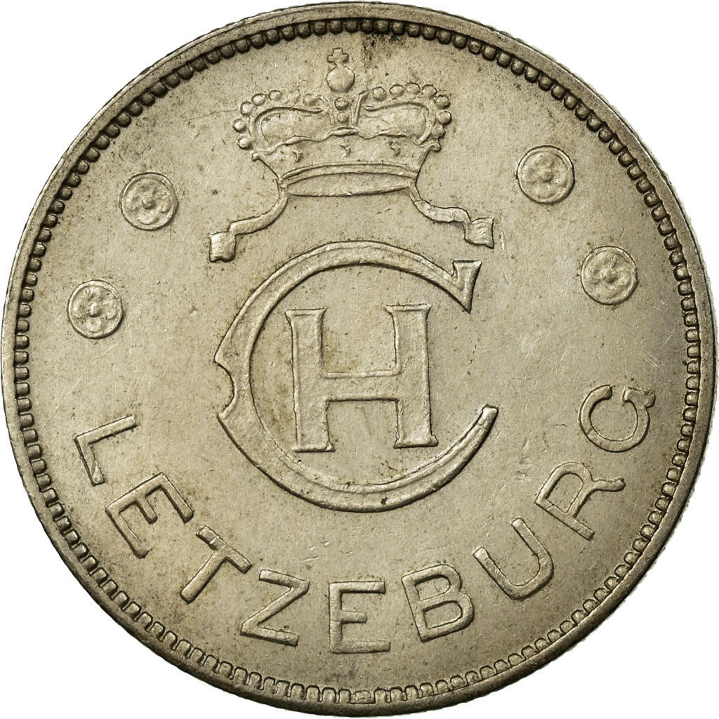 Moneta, Lussemburgo, Charlotte, Franc, 1939, BB, Rame-nichel, KM:44