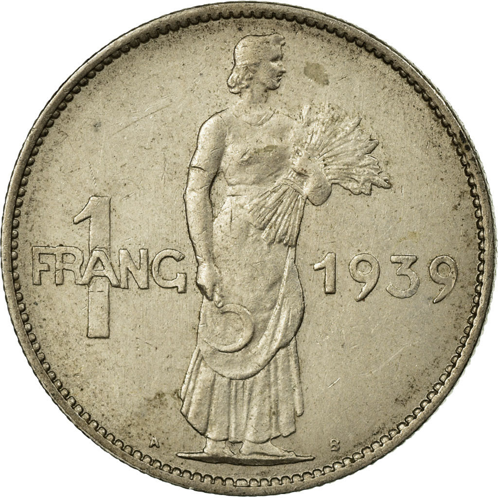 Moneta, Lussemburgo, Charlotte, Franc, 1939, BB, Rame-nichel, KM:44