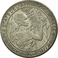 Coin, Central African States, 500 Francs, 1977, Paris, EF(40-45), Nickel, KM:12