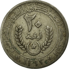 Coin, Mauritania, 20 Ouguiya, 1973, VF(30-35), Copper-nickel, KM:5