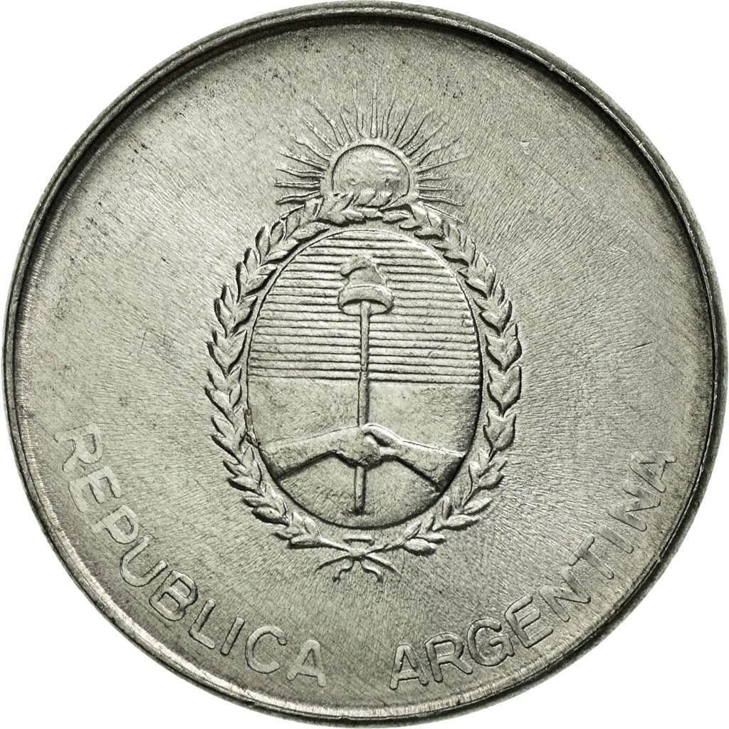 Coin, Argentina, 500 Australes, 1990, EF(40-45), Aluminum, KM:104