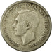 Coin, Australia, George VI, Florin, 1947, Melbourne, VF(20-25), Silver, KM:40a