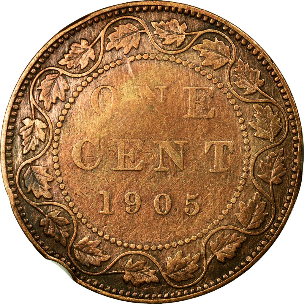 Coin, Canada, Edward VII, Cent, 1905, Royal Canadian Mint, Ottawa, VF(20-25)