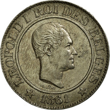 Coin, Belgium, Leopold I, 20 Centimes, 1861, EF(40-45), Copper-nickel, KM:20
