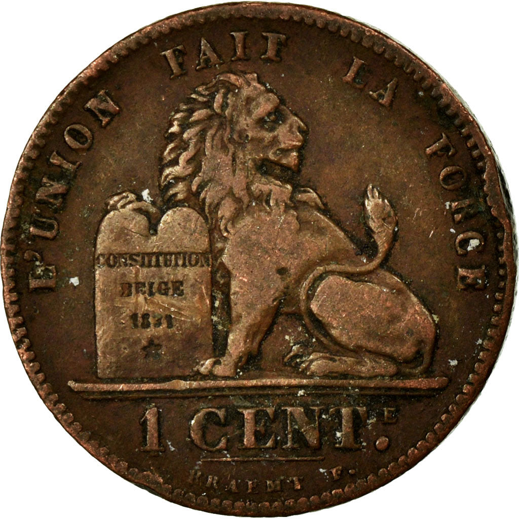 Monnaie, Belgique, Leopold II, Centime, 1882, TB, Cuivre, KM:33.1