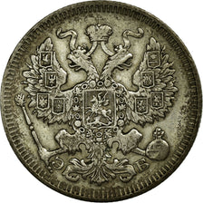 Coin, Russia, Nicholas II, 20 Kopeks, 1909, Saint-Petersburg, EF(40-45), Silver
