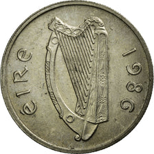 Coin, IRELAND REPUBLIC, 5 Pence, 1986, EF(40-45), Copper-nickel, KM:22