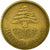 Moneta, Liban, 25 Piastres, 1952, Utrecht, EF(40-45), Aluminium-Brąz, KM:16.1