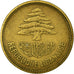 Coin, Lebanon, 25 Piastres, 1952, Utrecht, EF(40-45), Aluminum-Bronze, KM:16.1