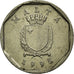 Münze, Malta, 5 Cents, 1995, SS, Copper-nickel, KM:95