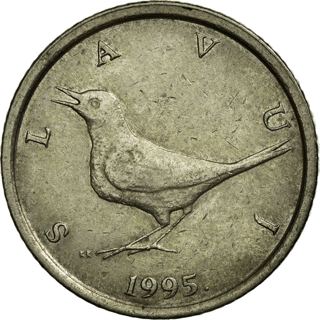 Coin, Croatia, Kuna, 1995, EF(40-45), Copper-Nickel-Zinc, KM:9.1