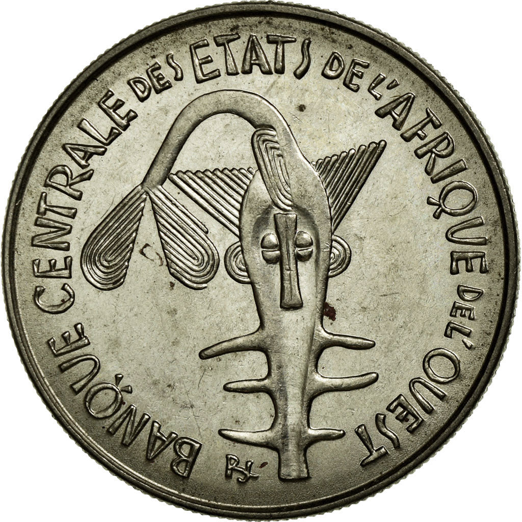 Coin, West African States, 100 Francs, 1972, Paris, EF(40-45), Nickel, KM:4