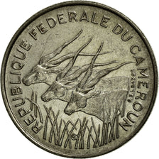 Coin, Cameroon, 100 Francs, 1972, Paris, EF(40-45), Nickel, KM:15