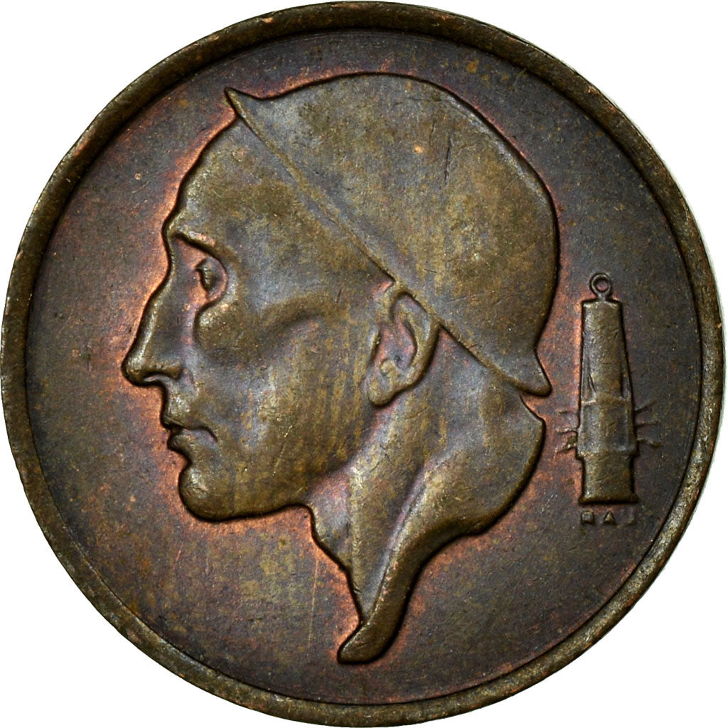 Coin, Belgium, Baudouin I, 50 Centimes, 1977, VF(30-35), Bronze, KM:149.1