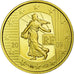 France, 5 Euro, 2009, MS(65-70), Gold, KM:1586