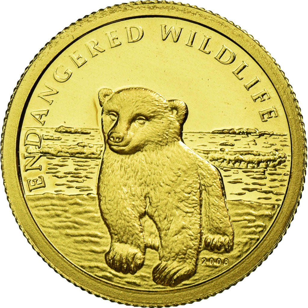 Coin, Cook Islands, Elizabeth II, 10 Dollars, 2008, MS(65-70), Gold, KM:1206
