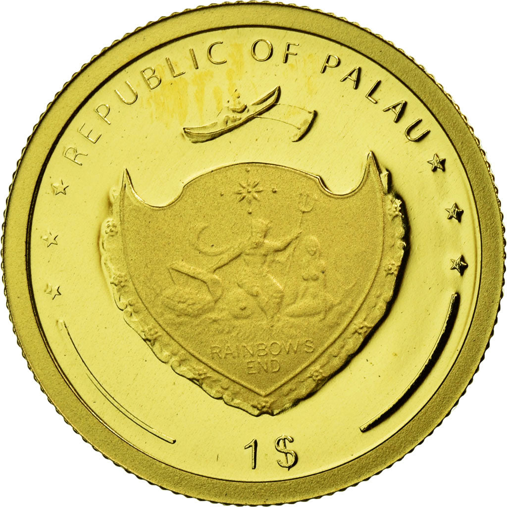 Münze, Palau, Dollar, 2009, STGL, Gold, KM:241