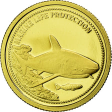 Palau, Dollar, Marine Life Protection, 2008, MS(65-70), Gold, KM 163