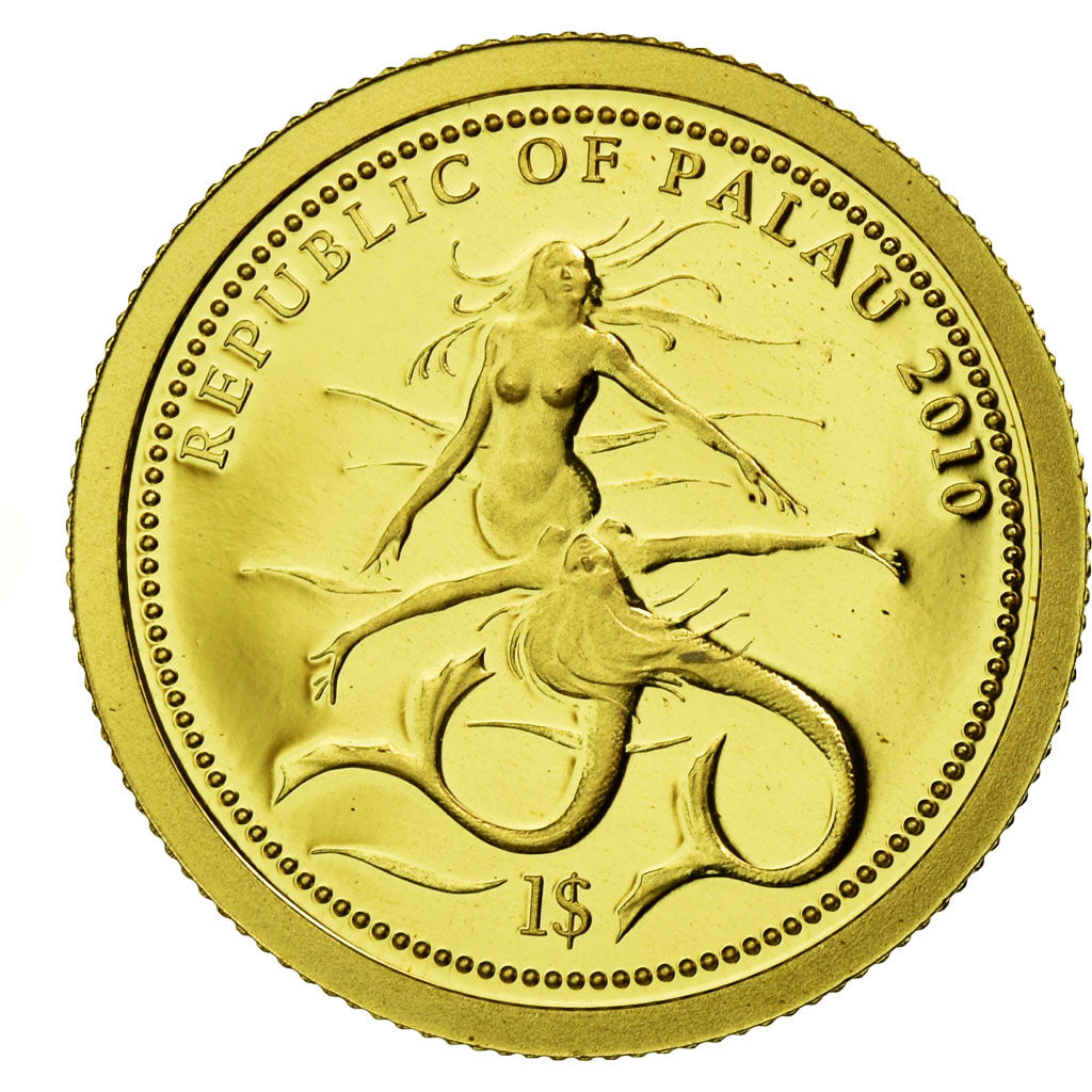 Palau, Dollar, 2010, CIT, MS(65-70), Gold, KM:315