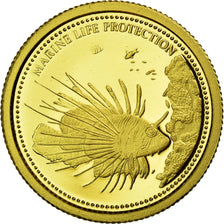 Palau, Dollar, Marine Life Protection, 2009, CIT, MS(65-70), Gold, KM 234