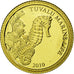 TUVALU, Dollar, 2010, CIT, KM #114, MS(65-70), Gold, 11, 0.50
