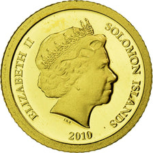 SOLOMON ISLANDS, 5 Dollars, 2010, CIT, KM #119, MS(65-70), Gold, 11, 0.50