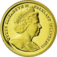 Coin, Falkland Islands, 1/64 Crown, 2011, MS(65-70), Gold, KM:New