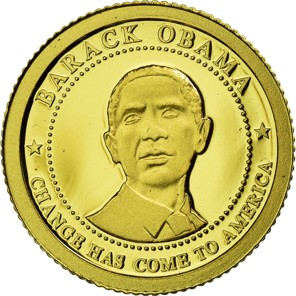 Liberia, 5 Dollars, 2009, KM #New, MS(65-70), Gold, 0.50