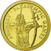MONGOLIA, 500 Tugrik, 2008, CIT, KM #279, MS(65-70), Gold, 11, 0.50