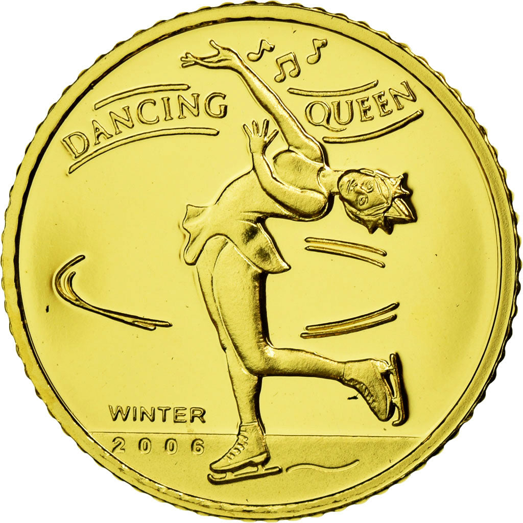 Monnaie, Mongolie, 1000 Tugrik, 2006, FDC, Or, KM:New