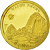 Mongolia, 1000 Togrog, 2008, FDC, Oro