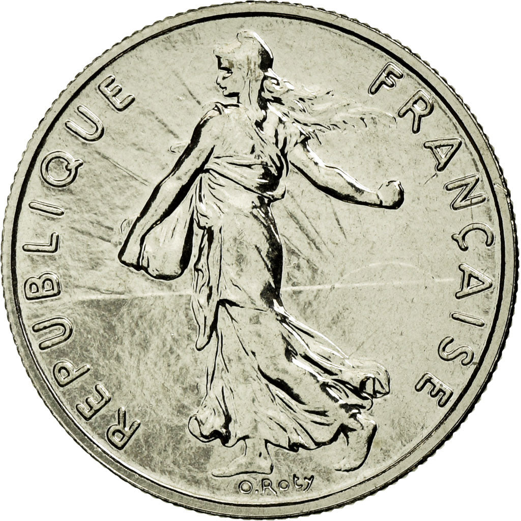 Münze, Frankreich, Semeuse, 1/2 Franc, 2001, Paris, STGL, Nickel, KM:931.1