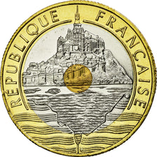 Coin, France, Mont Saint Michel, 20 Francs, 2001, Paris, MS(65-70)