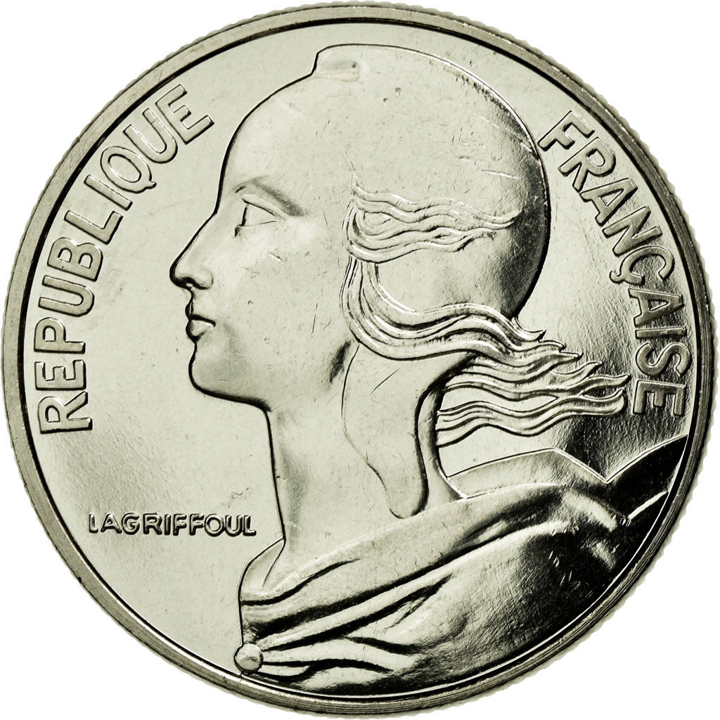 Monnaie, France, Marianne du nouveau franc, 5 Francs, 2000, Paris, FDC