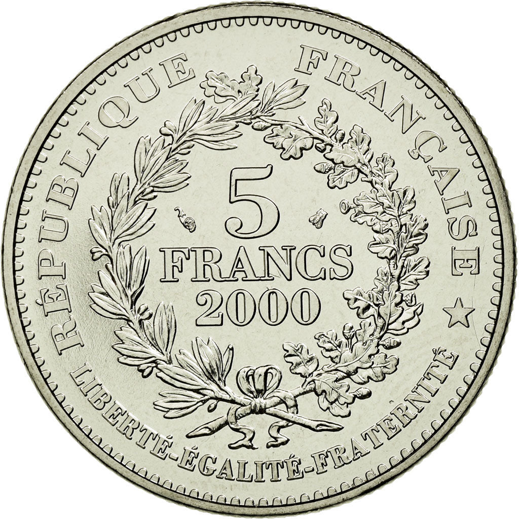 Coin, France, Marianne de la III République, 5 Francs, 2000, Paris, MS(65-70)
