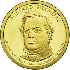 Coin, United States, Dollar, 2010, U.S. Mint, Millard Fillmore, MS(63)