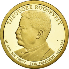 Coin, United States, Dollar, 2013, U.S. Mint, Theodore Roosevelt, MS(63)