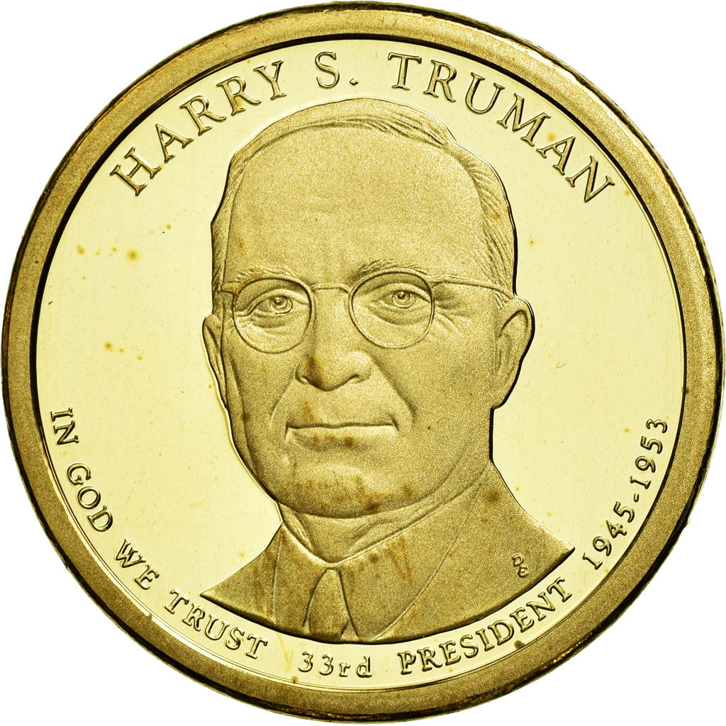 Coin, United States, Dollar, 2015, U.S. Mint, Harry S. Truman, MS(63)