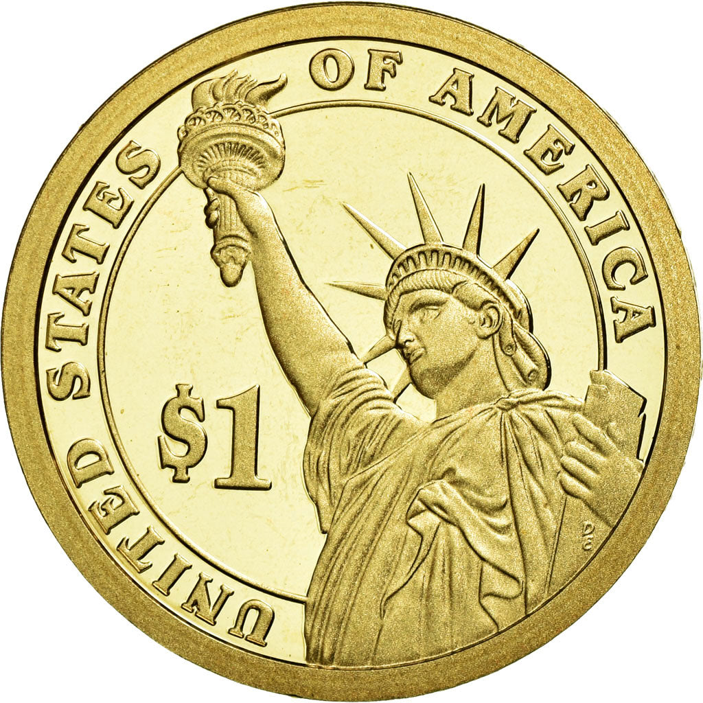Coin, United States, Dollar, 2012, U.S. Mint, Benjamin Harrison, MS(63)